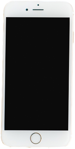 Cut Out Photo of a White Cellphone